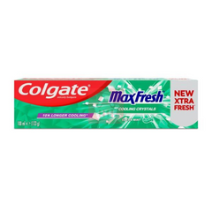 Colgate Max Fresh Clean Mint Toothpaste with New Extra Fresh Cooling Crystals (133g) Colgate