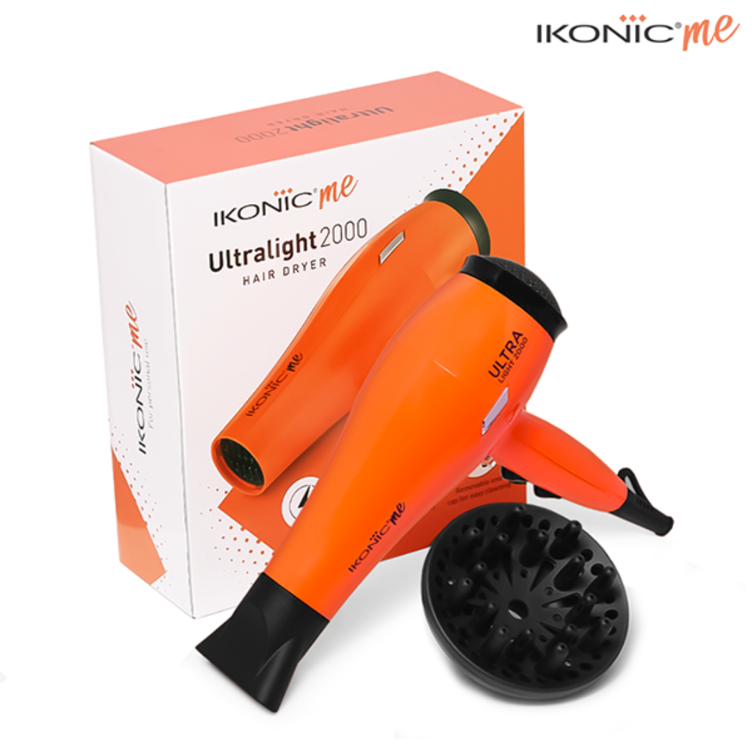 Ikonic Me Ultralight 2000 Hair Dryer - Orange Ikonic Me