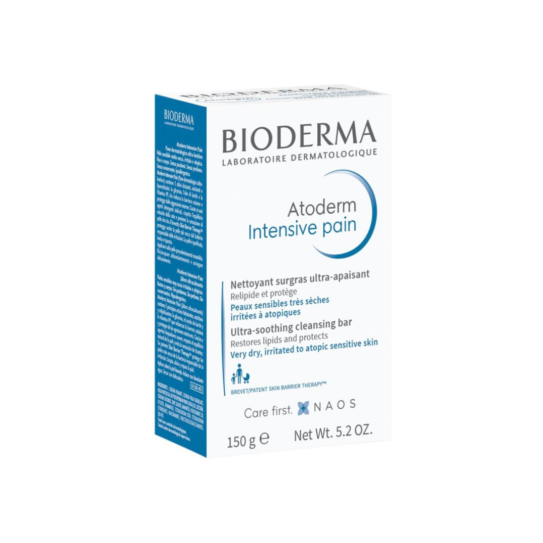 Bioderma Atoderm Intensive Pain Ultra-Soothing Cleansing Bar (150g) Bioderma