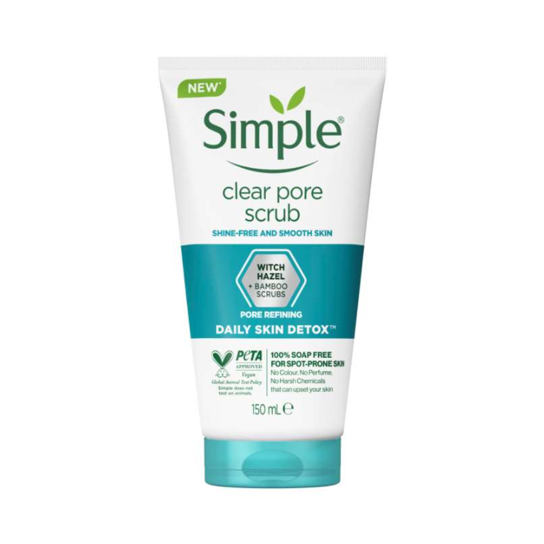 Simple Daily Skin Detox Clear Pore Scrub (150ml) Simple