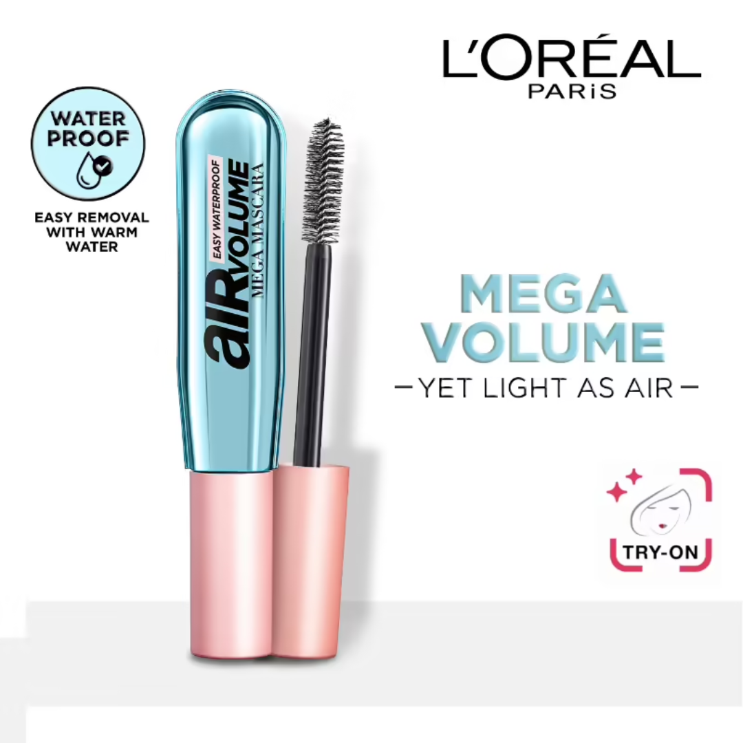 L'Oreal Paris Air Volume Mascara- Black (7.9ml) L'Oréal Paris Makeup