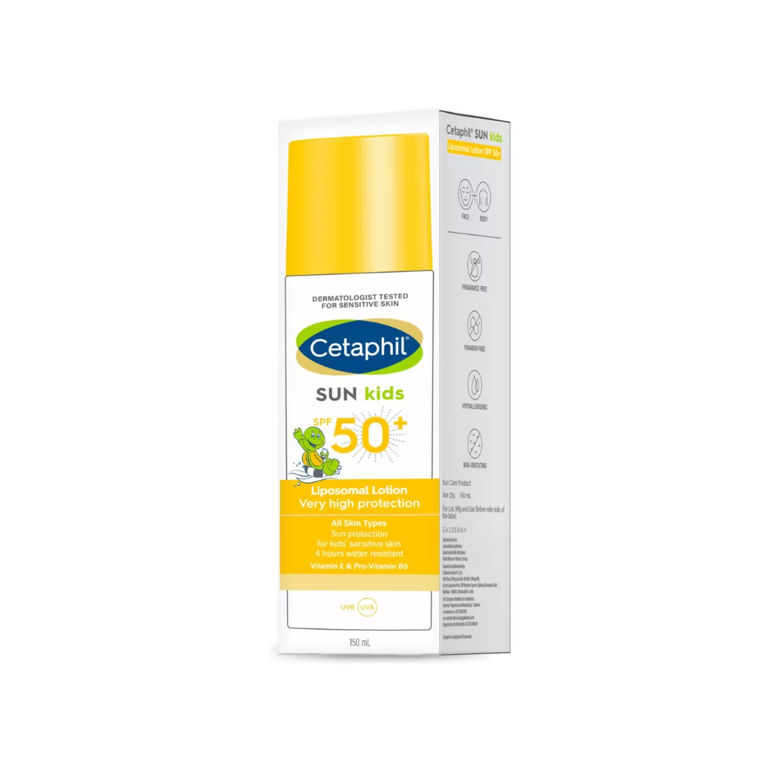 Cetaphil Sun Kids Sunscreen SPF 50+ Liposomal Lotion Very High Protection (150ml) Cetaphil