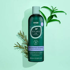 Hask Tea Tree Oil & Rosemary Invigorating Shampoo (355ml) Hask