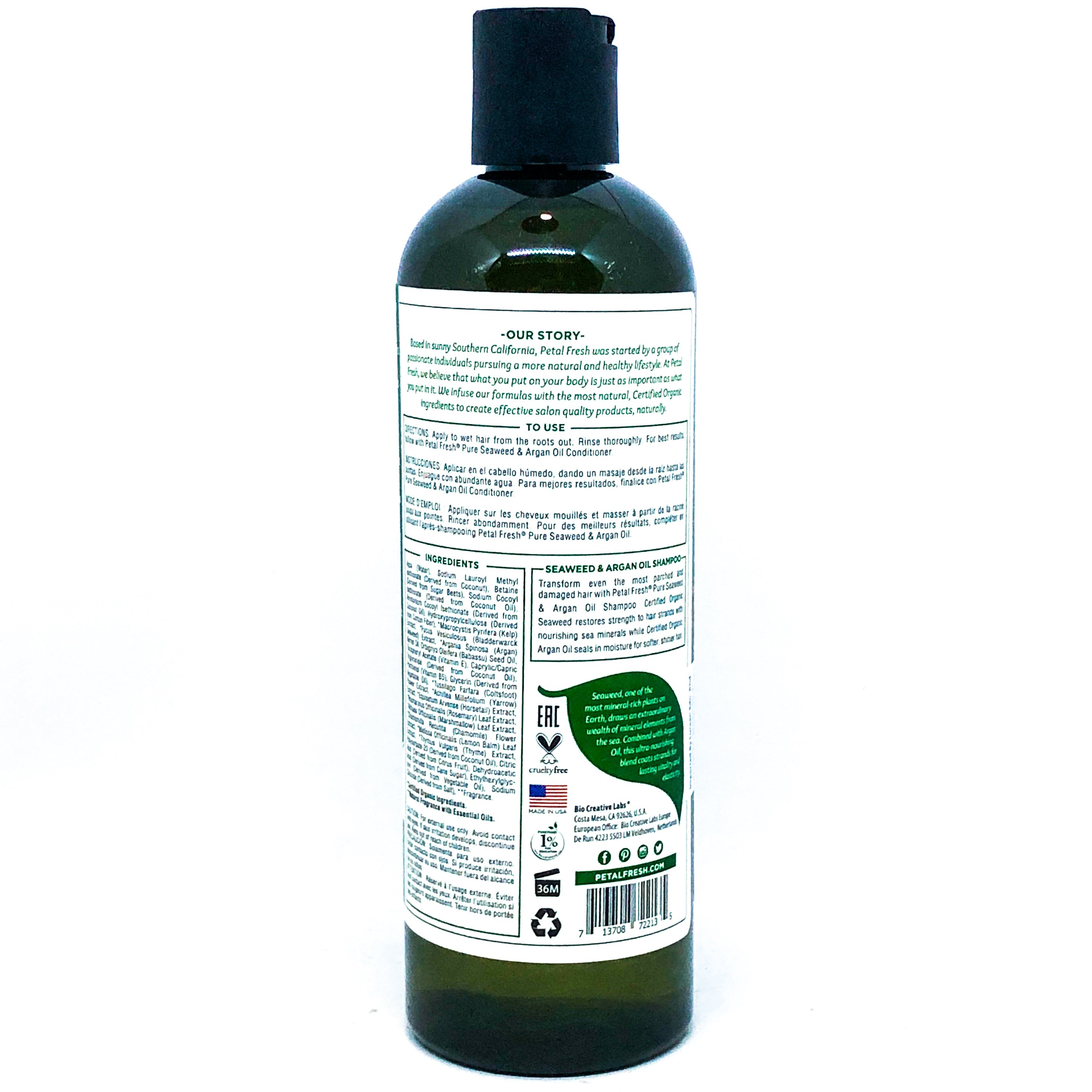 Petal Fresh Seaweed & Argan Oil Strengthening Shampoo (355 ml) Petal Fresh