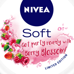 Nivea Soft Berry Blossom Light Moisturising Cream (100 ml) Nivea