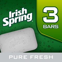Irish Spring Pure Fresh Soap Bar - Set of 3 Irish Spring