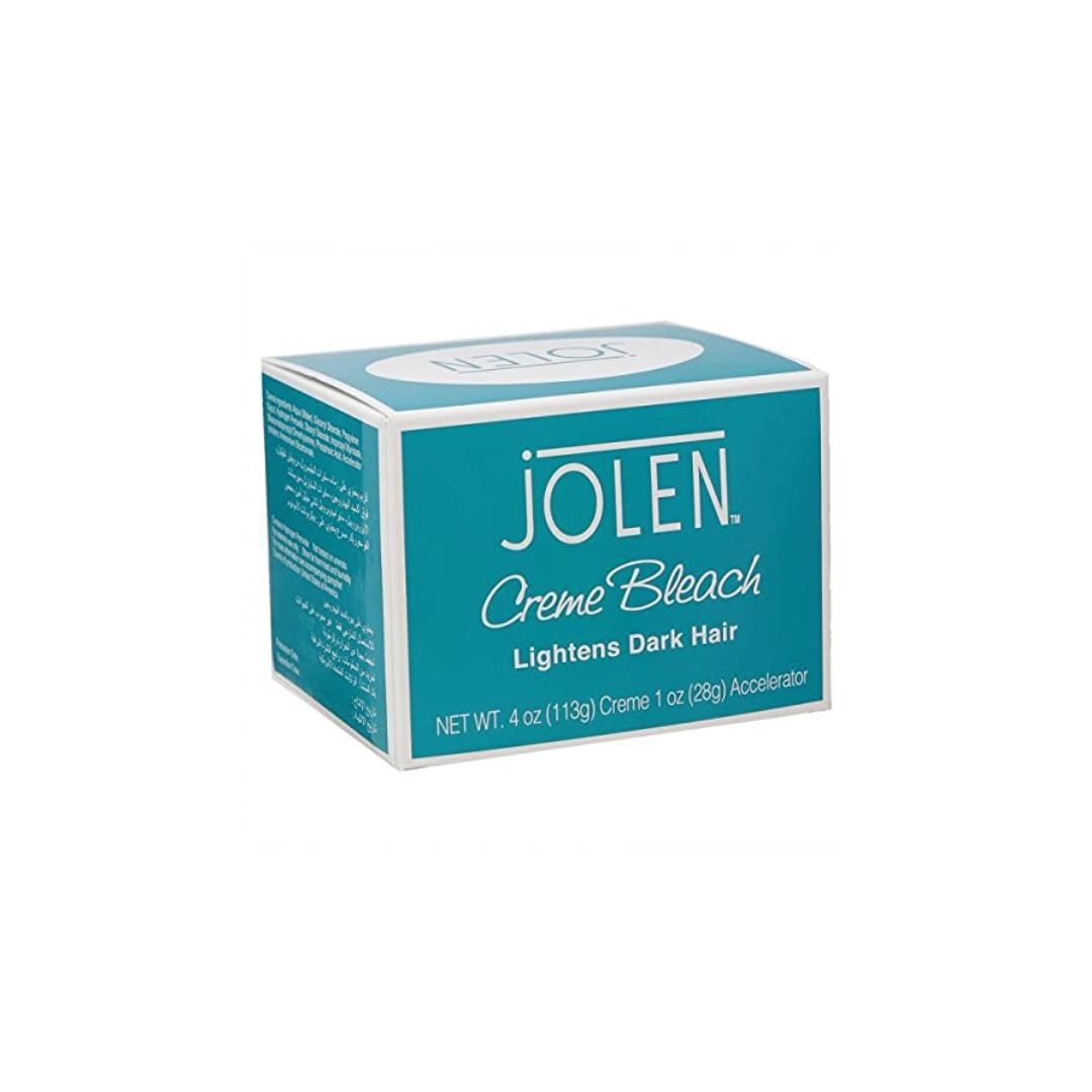 Jolen Creme Bleach Lightens Dark Hair (113gm) Jolen