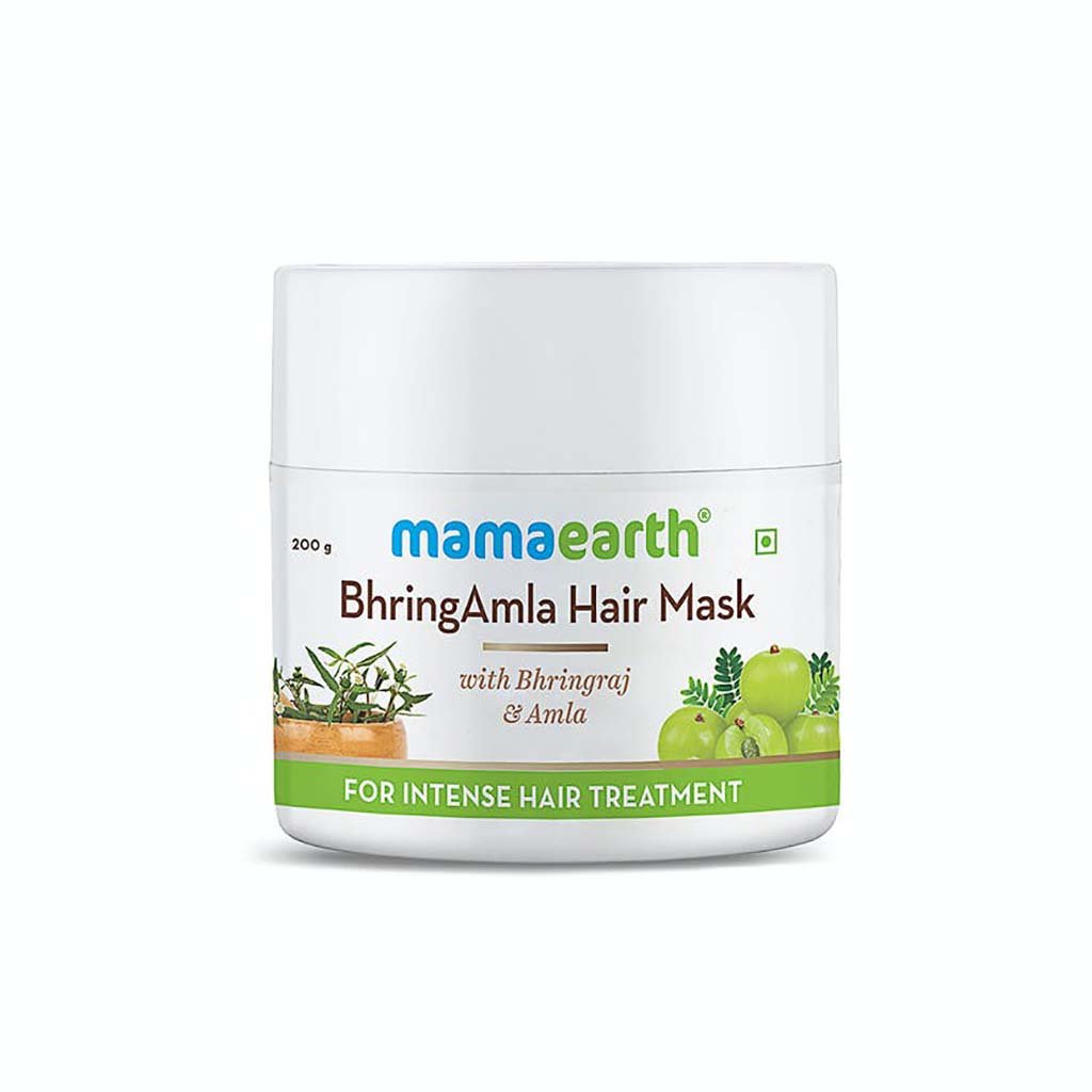 MamaEarth BhringAmla Hair Mask with Bhringraj & Amla for Intense Hair Treatment (200 g) MamaEarth