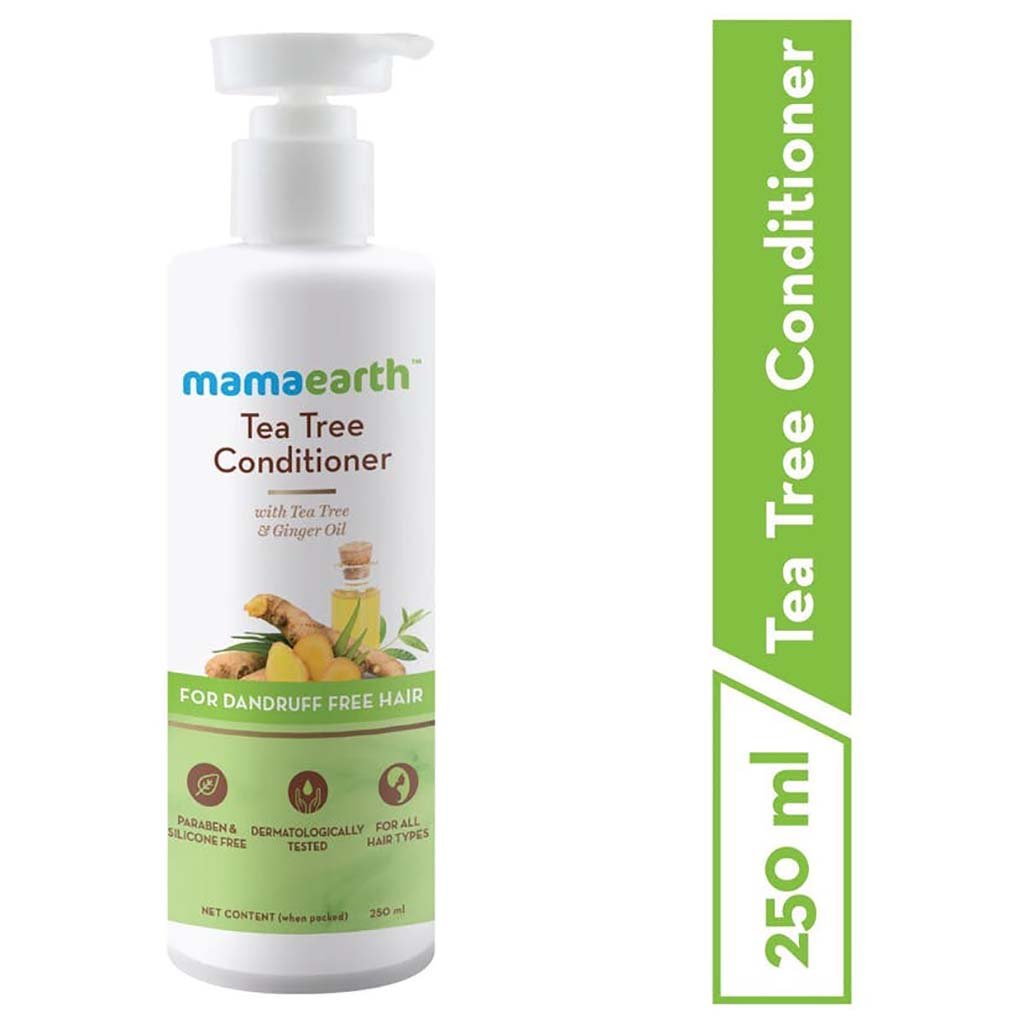 MamaEarth Tea Tree Conditioner with Tea Tree & Ginger Oil for Dandruff Free Hair (250 ml) MamaEarth