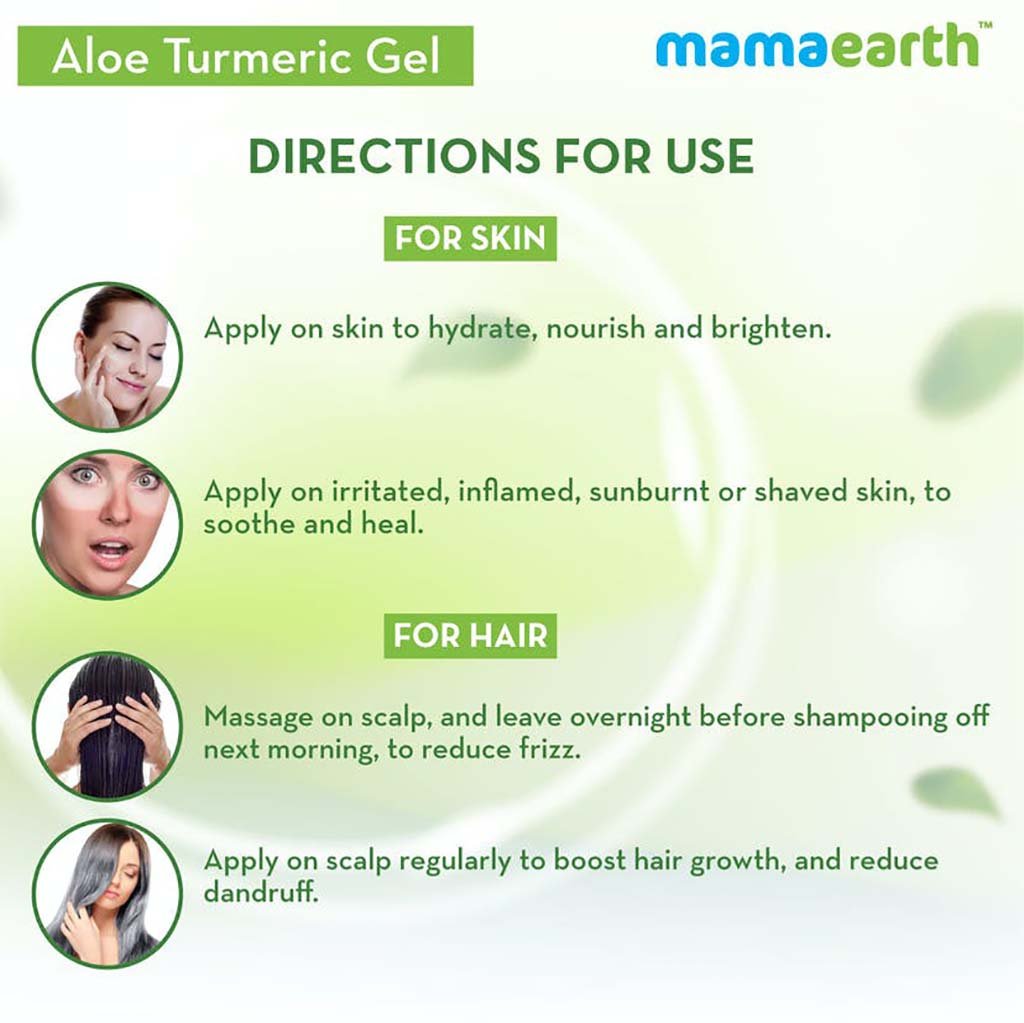 MamaEarth Aloe Turmeric Gel for Skin & Hair (150 ml) MamaEarth