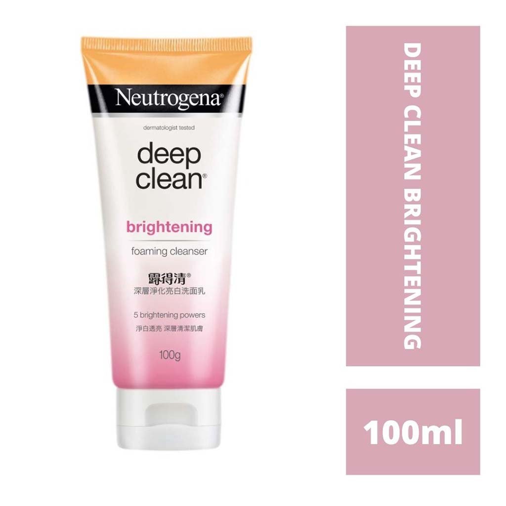 Neutrogena Deep Clean Brightening Foaming Cleanser (100 gm) Neutrogena