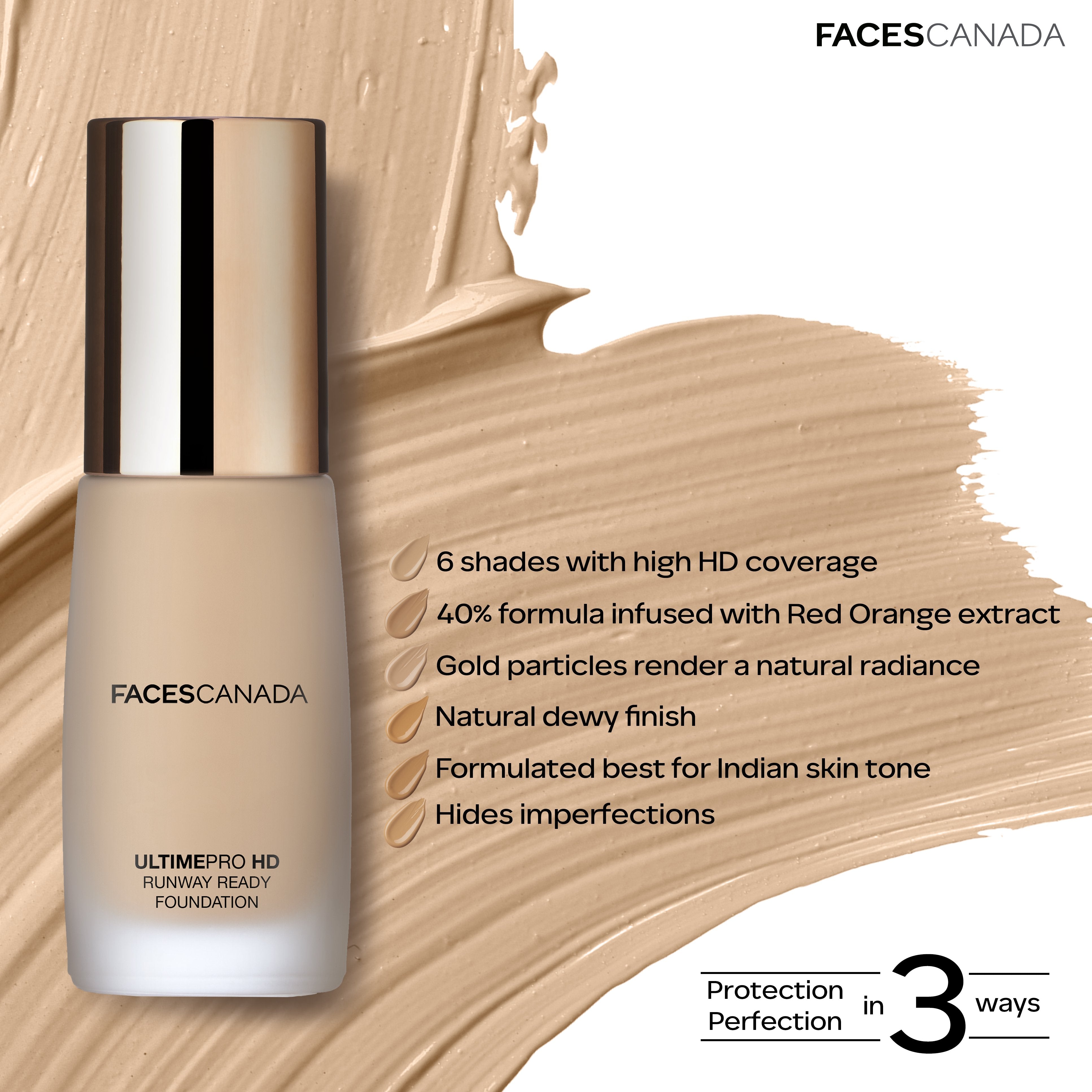 Faces Canada Ultime Pro HD Runway Ready Foundation (30ml) Faces Canada