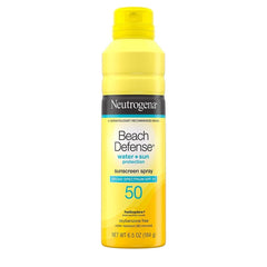 Neutrogena Beach Defense Sunscreen Spray SPF 50 Water Resistant Sunscreen Body Spray (184 g) Neutrogena