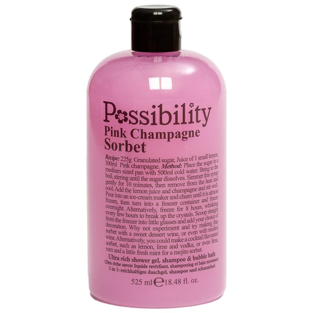 Possibility Pink Champagne Sorbet 3 in 1 Shower Gel (525 ml) Possibility Of London