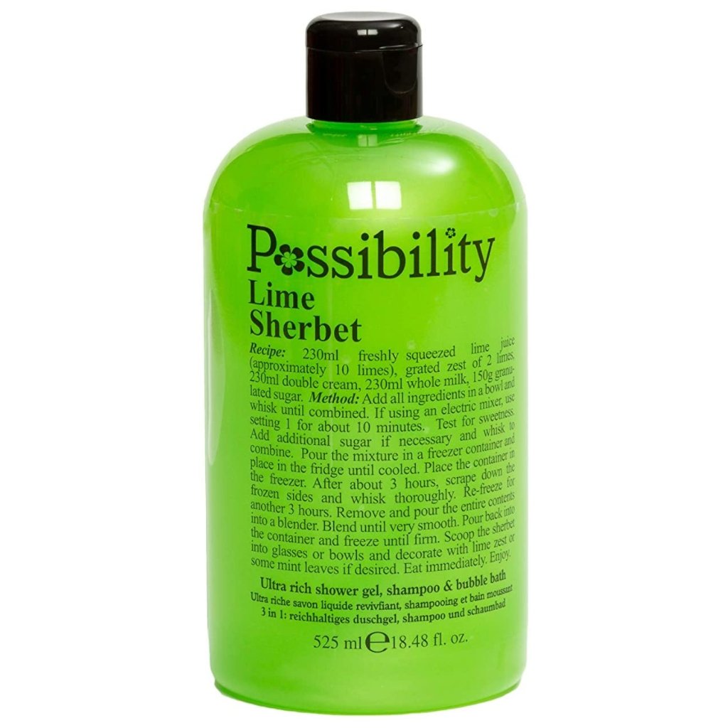 Possibility Lime Sherbet 3 in 1 Shower Gel (525 ml) Possibility Of London