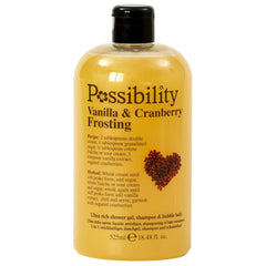 Possibility Vanilla & Cranberry Frosting 3 in 1 Shower Gel (525 ml) Possibility Of London