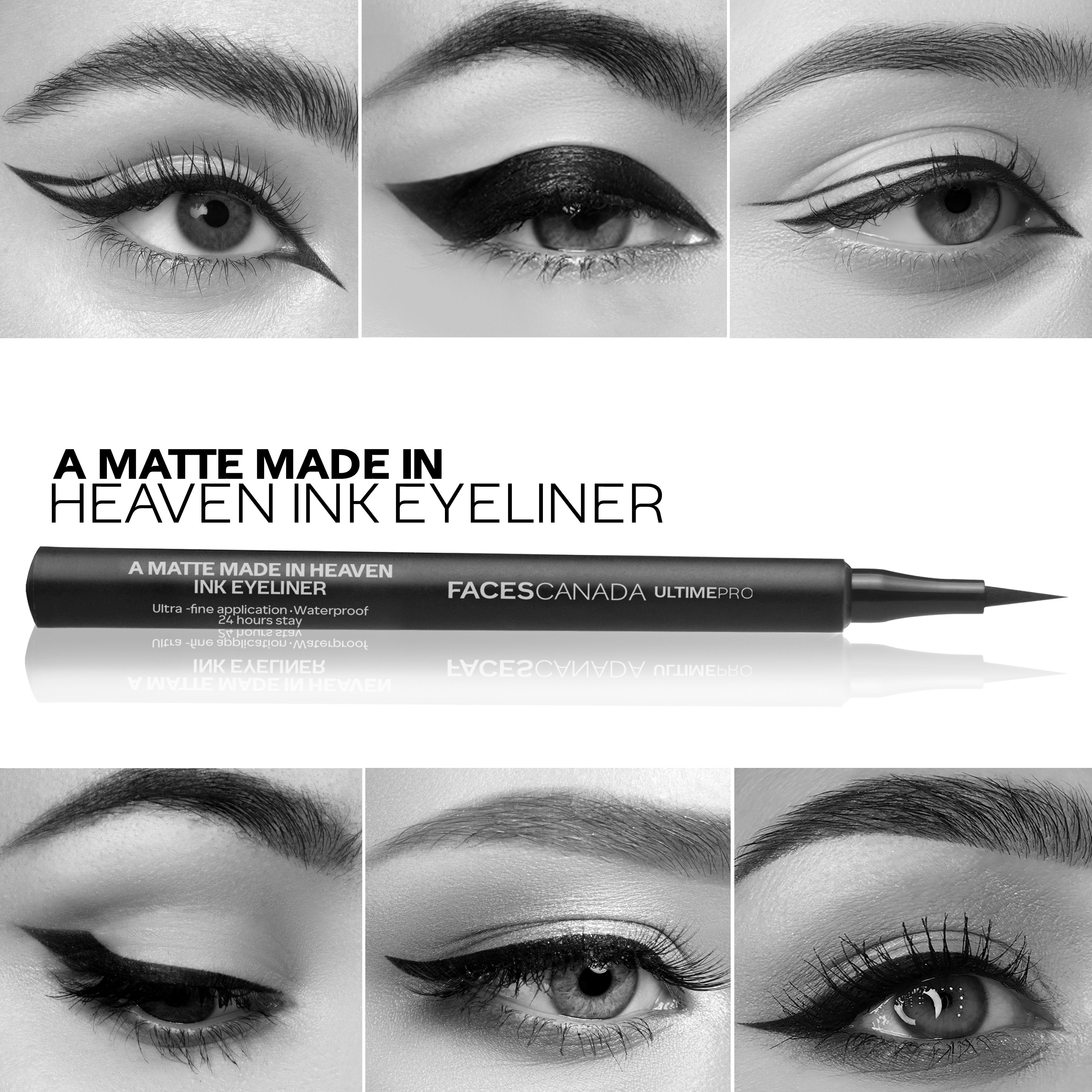 Faces Canada Ultime Pro A Matte Made in Heaven Ink liner Black (1.2 ml) Faces Canada
