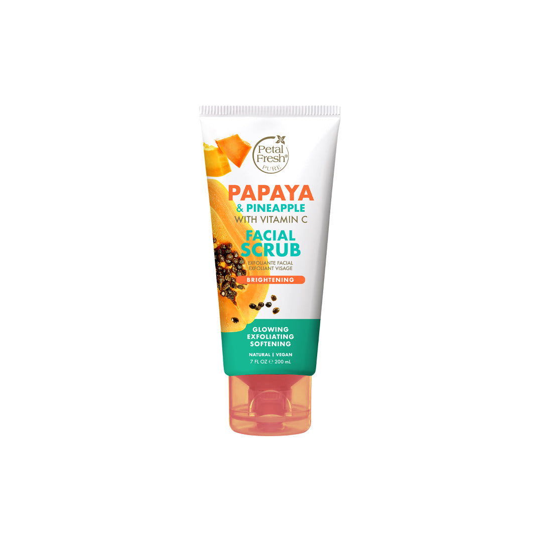 Petal Fresh Papaya & Pineapple Facial Scrub (200ml) Petal Fresh