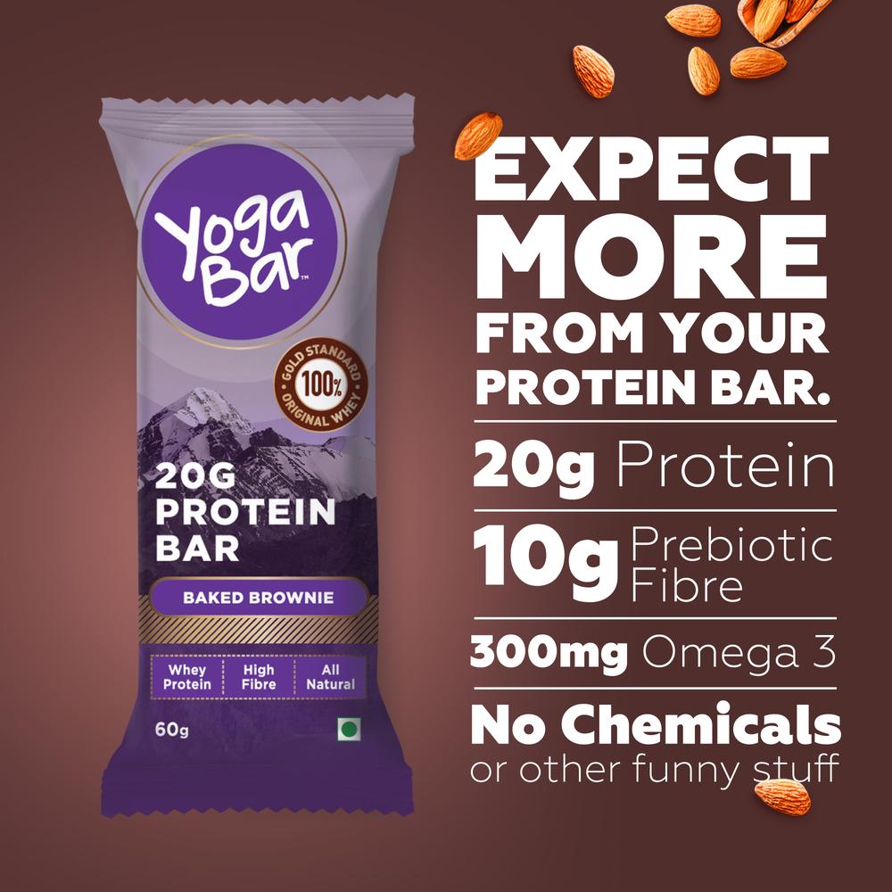 Yoga Bar Assorted 20g Protein Bars (60 g x 6 Bars) Yoga Bar