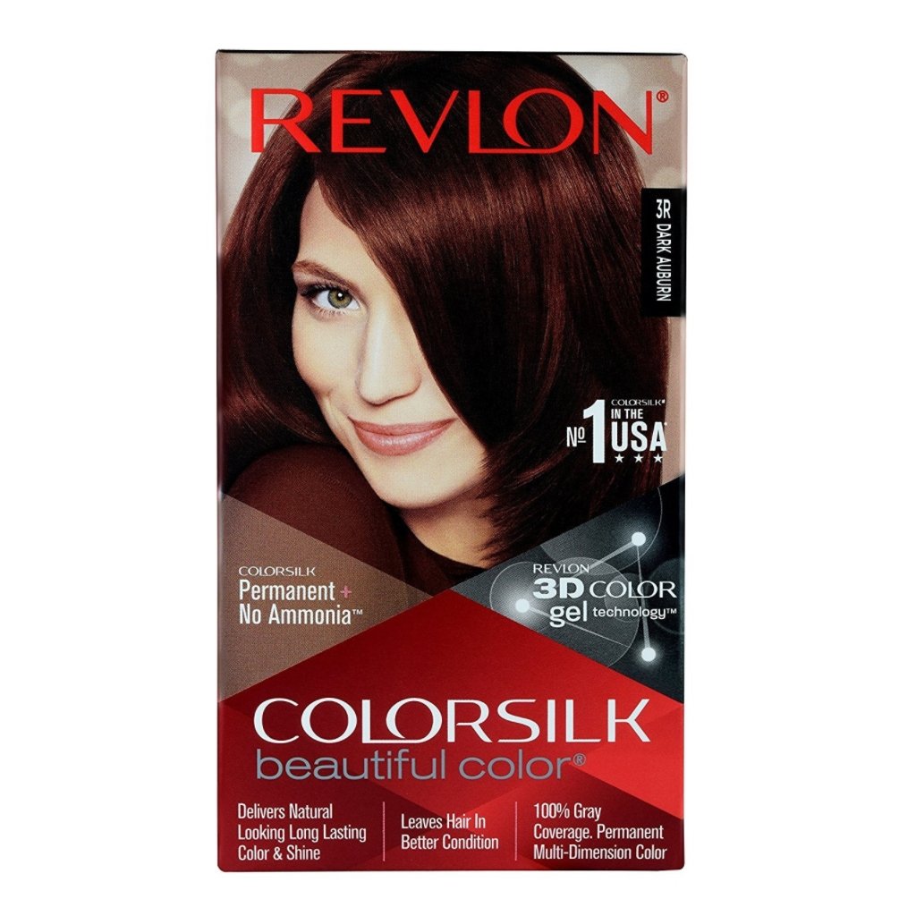 Revlon Colorsilk Hair Color 3R Deep Auburn (40 ml + 40 ml + 11.8 ml) Revlon