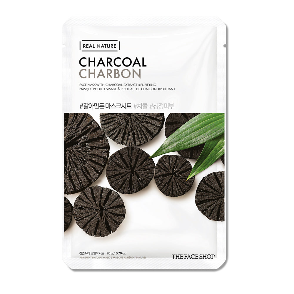 The Face Shop Real Nature Charcoal Face Mask (20 g) The Face Shop