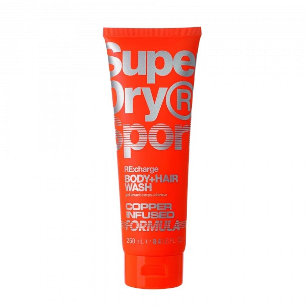 Superdry Sport Re Charge Body + Hair Wash (250 ml) Superdry