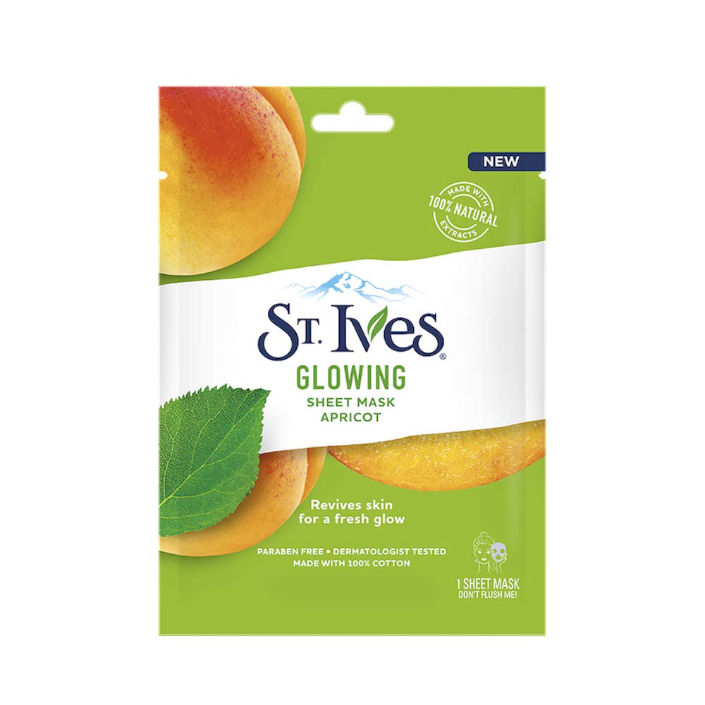 St. Ives Glowing Apricot Sheet Mask (1 pc) St. Ives