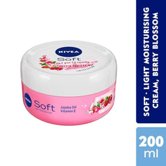 Nivea Soft Berry Blossom Light Moisturising Cream (200 ml) Nivea