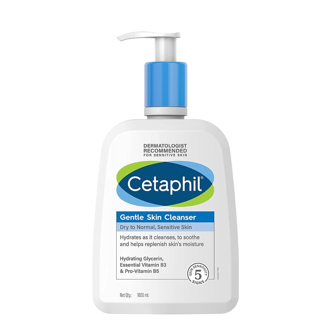 Cetaphil Gentle Skin Cleanser Dry to Normal , Sensitive Skin (1000 ml) Cetaphil