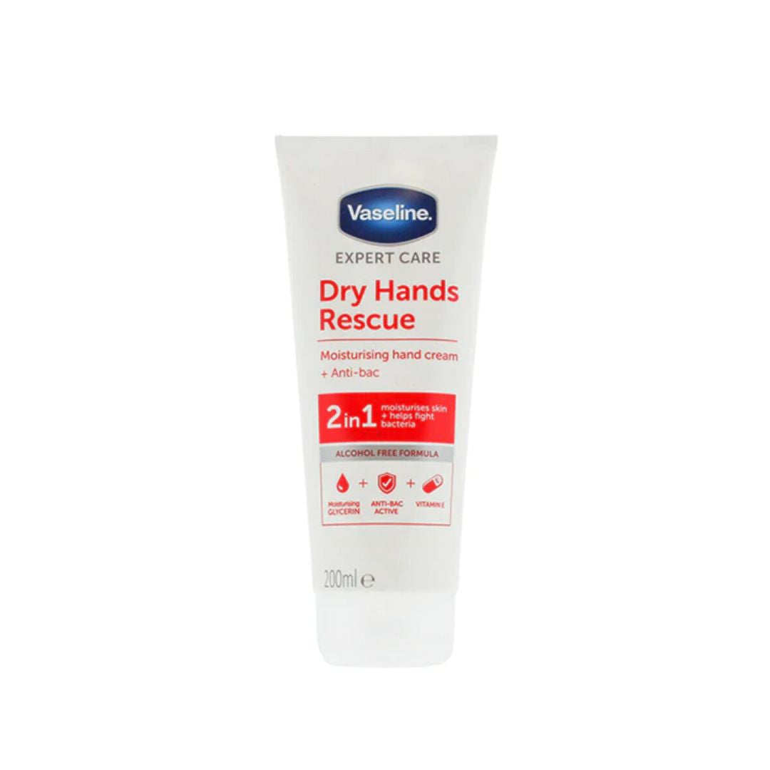 Vaseline Dry Hands Rescue Moisturising Hand Cream (200ml) Vaseline