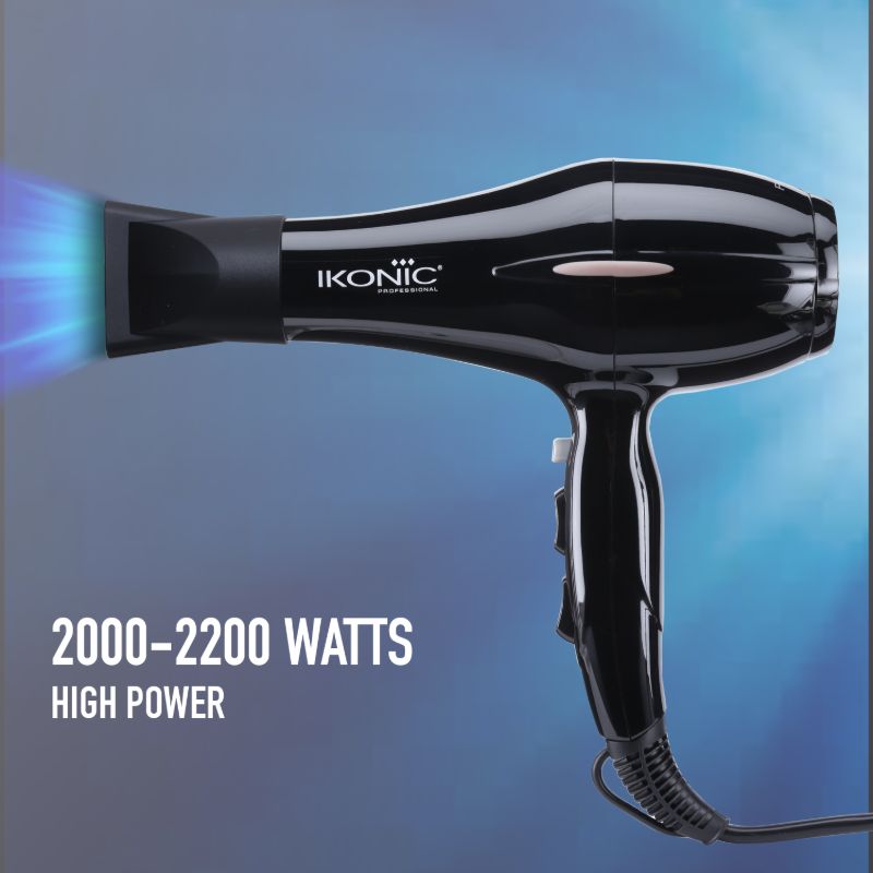 Ikonic Professional Hair Dryer 2100 Pro (Black) Ikonic Professional