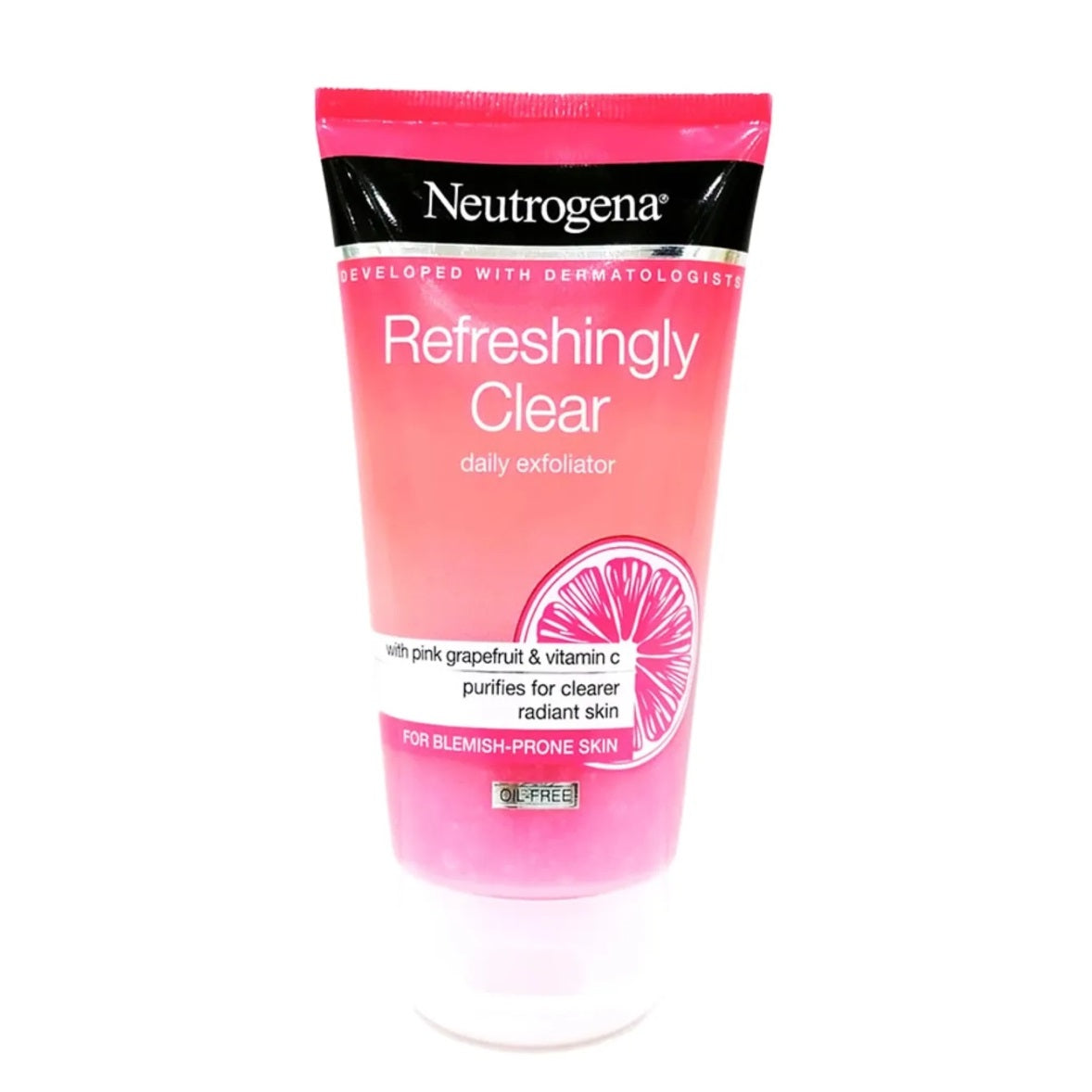 Neutrogena Refreshingly Clear Daily Exfoliator With Pink Grapefruit & Vitamin C (150 ml) Neutrogena