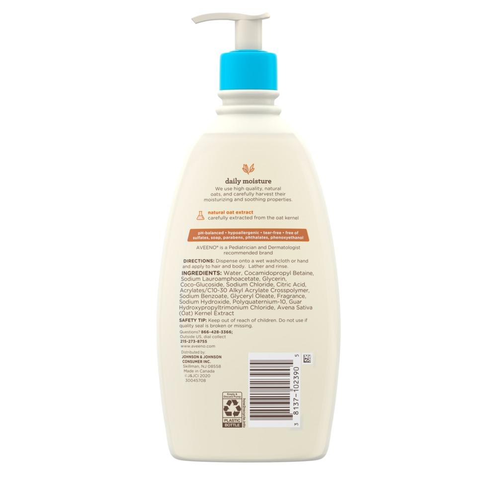 Aveeno Baby Daily Moisture Wash & Shampoo (532 ml) Aveeno Baby