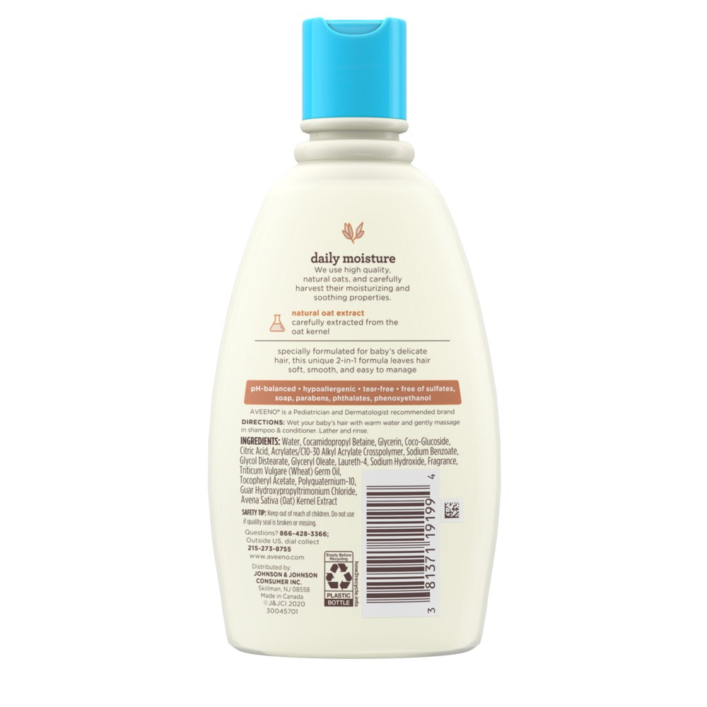 Aveeno Baby Daily Moisture 2-In-1 Shampoo & Conditioner (354 ml) Aveeno Baby