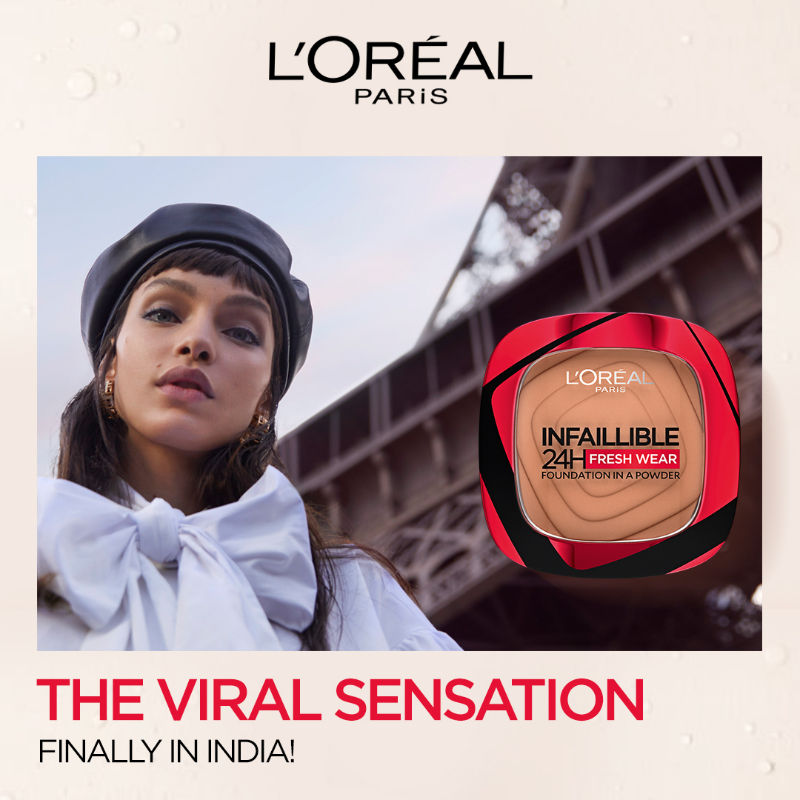 L'Oreal Paris Infallible Up to 24 Hour Fresh Wear Foundation in a Powder,  Linen