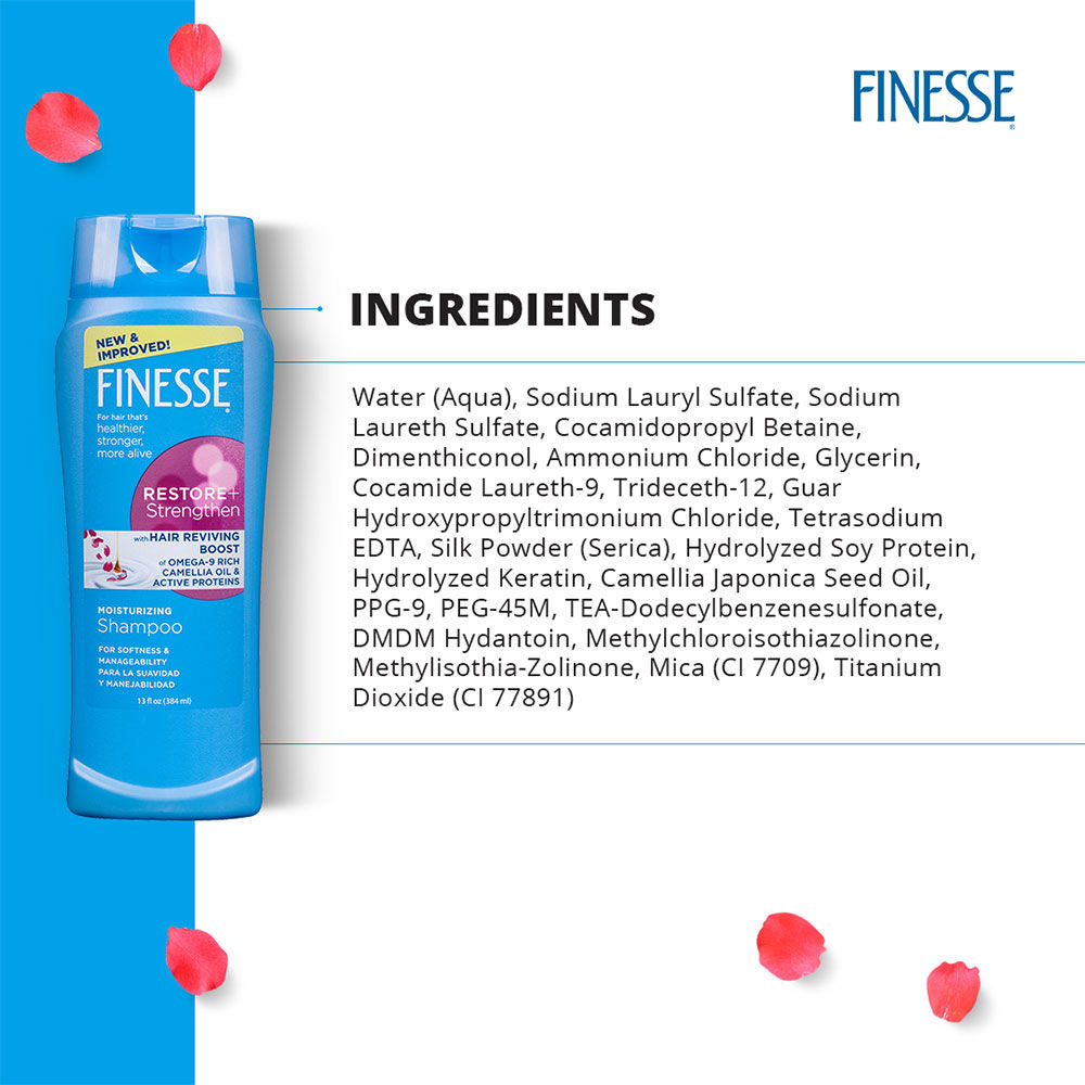 Finesse Restore & Strengthen Moisturizing Shampoo (384 ml) Finesse