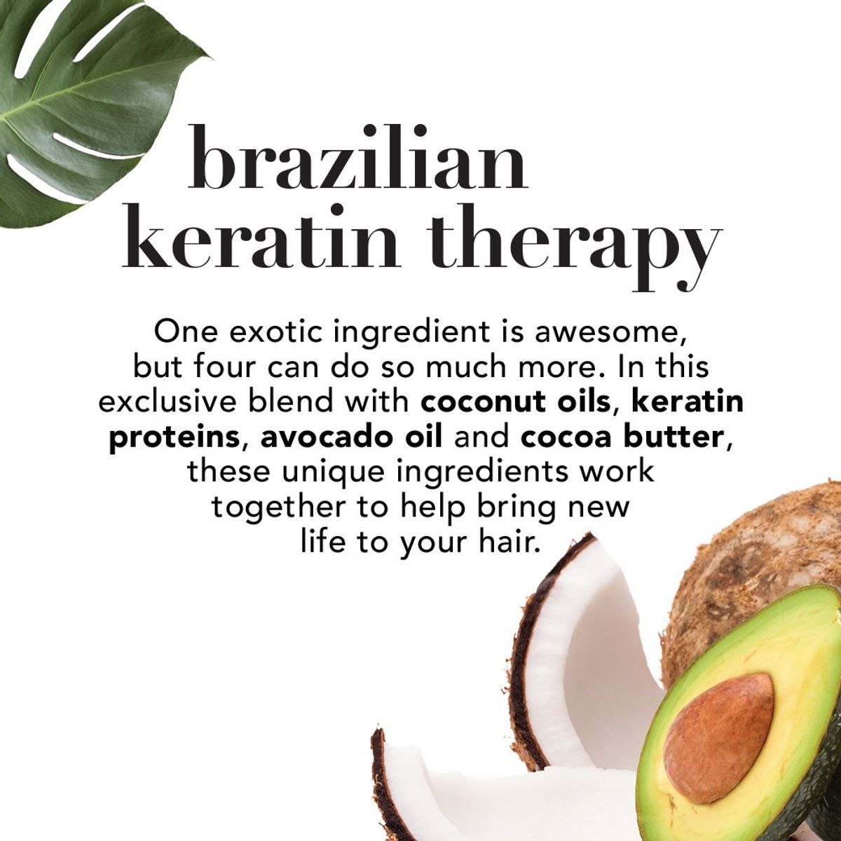 OGX Brazilian Keratin Therapy Shampoo + Conditioner  (385 ml + 385 ml) OGX