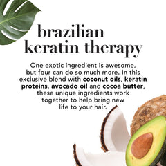 OGX Brazilian Keratin Therapy Shampoo + Conditioner  (385 ml + 385 ml) OGX