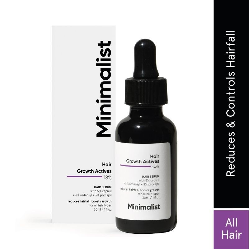 Minimalist Hair Growth Actives-18% Hair Serum (30ml) Minimalist