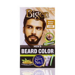 Bigen Men's Beard Color B105 Medium Brown (40g) Beautiful