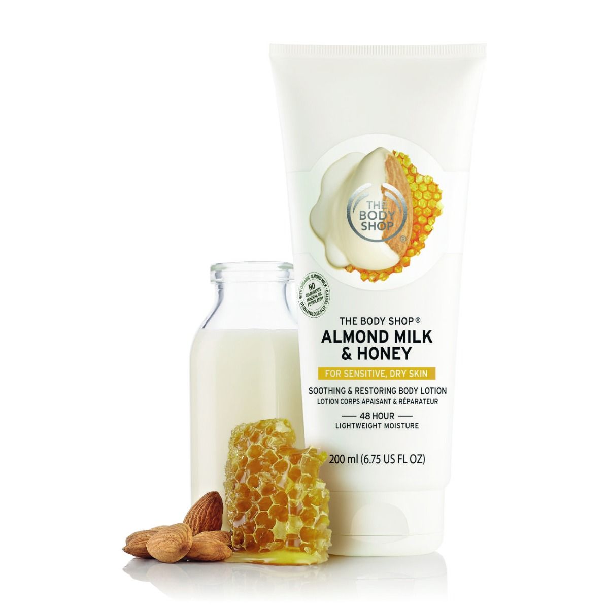 The Body Shop Almond Milk & Honey Soothing & Restoring Body Lotion (200 ml) The Body Shop
