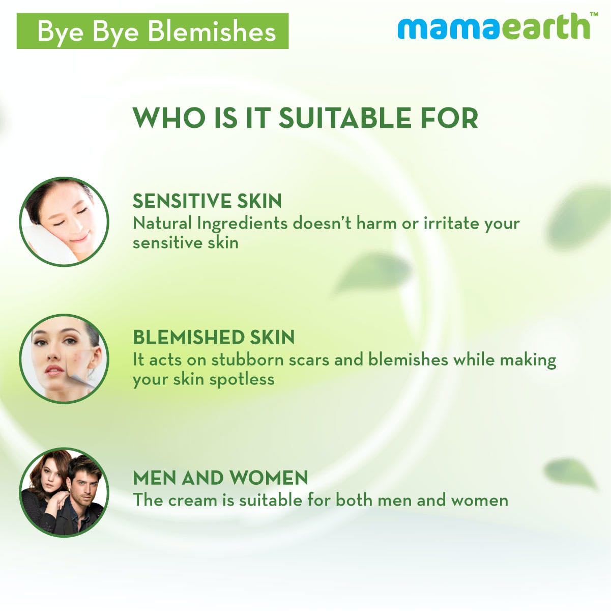 MamaEarth Bye Bye Blemishes Face Cream (30 g) MamaEarth