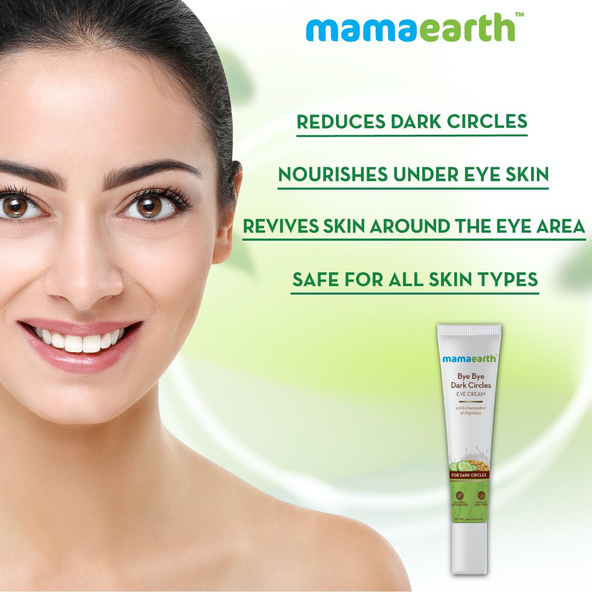 MamaEarth Bye Bye Dark Circles Eye Cream (20 g) MamaEarth