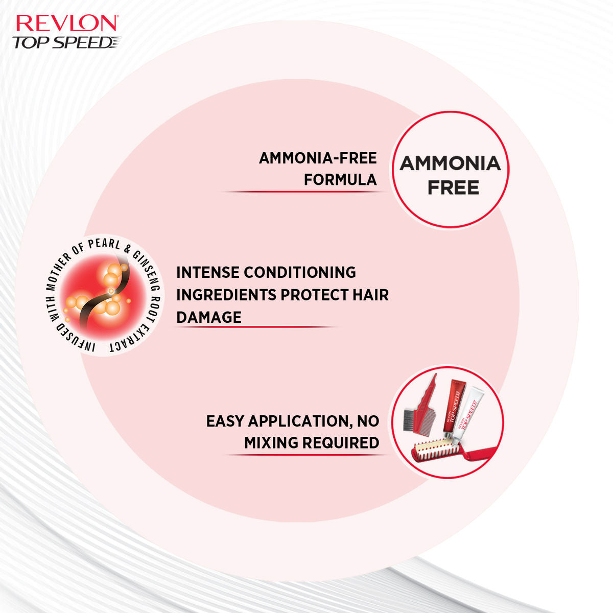 Revlon Top Speed Hair Color 60 Natural Brown (40 g + 40 g + 15 ml) Revlon