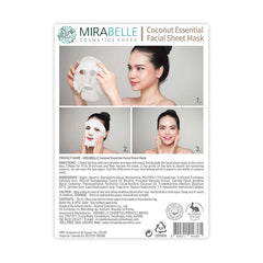 Mirabelle Coconut Essential Facial Sheet Mask (25 ml) Mirabelle