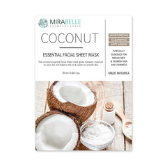 Mirabelle Coconut Essential Facial Sheet Mask (25 ml) Mirabelle