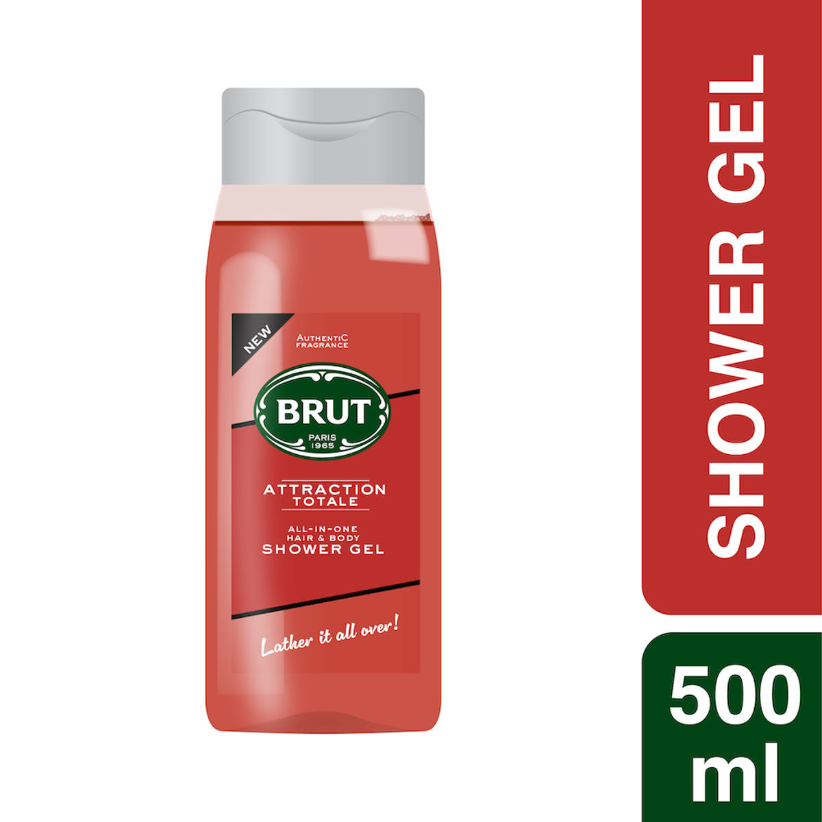 Brut Attraction Totale Shower Gel (500 ml) Brut