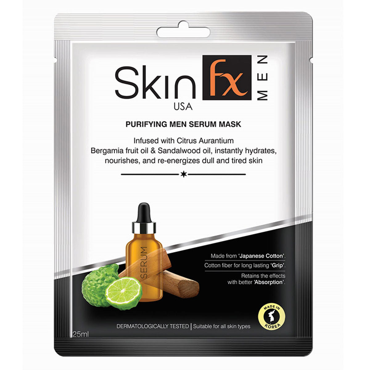Skin FX Purifying Men Serum Mask (25 ml) Skin FX