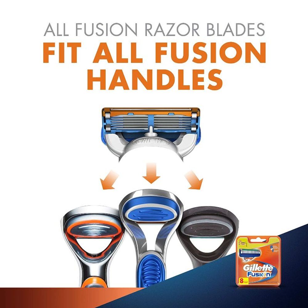 Gillette Fusion 5 Shaving Razor Blades (2 Cartridges) Gillette