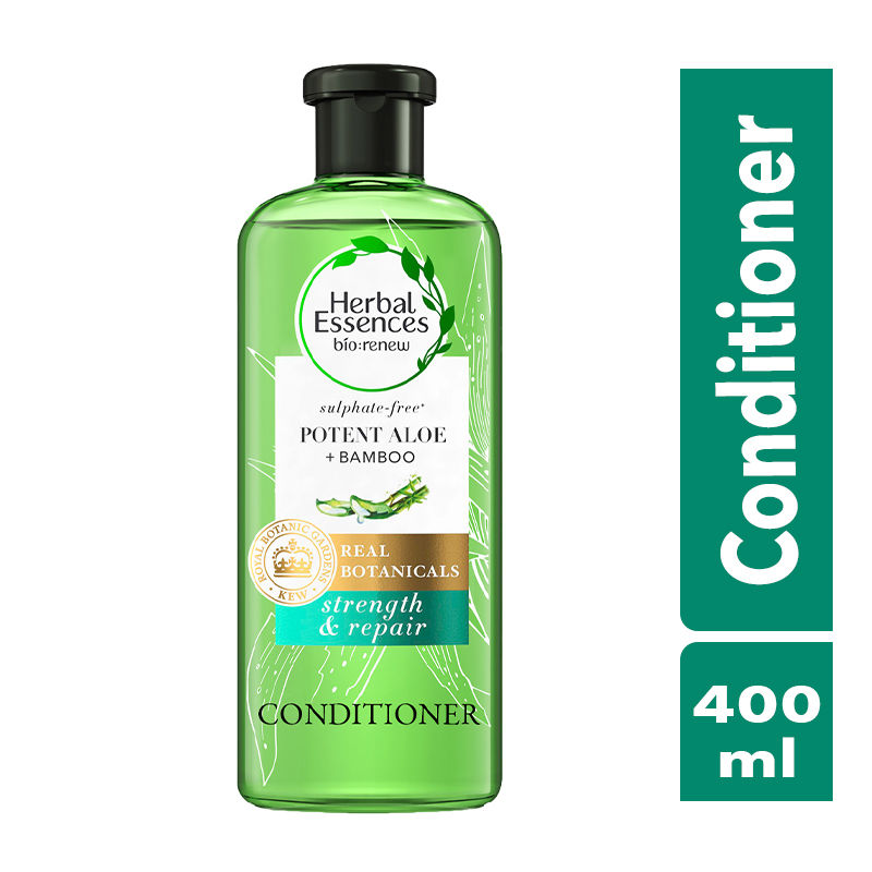 Herbal Essences Real Aloe & Eucalyptus Conditioner, Sulfates, Paraben and Silicone-Free (400ml) Herbal Essences